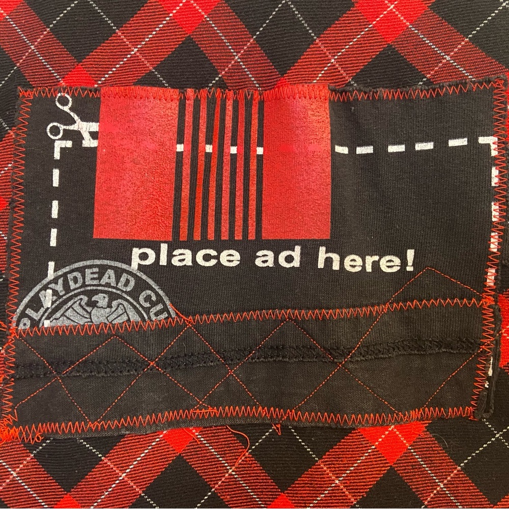 Vintage Playdead Cult Handmade Plaid Dress – XS/S - Punk Grunge Goth Emo 90s Y2K - Picture 3 of 4